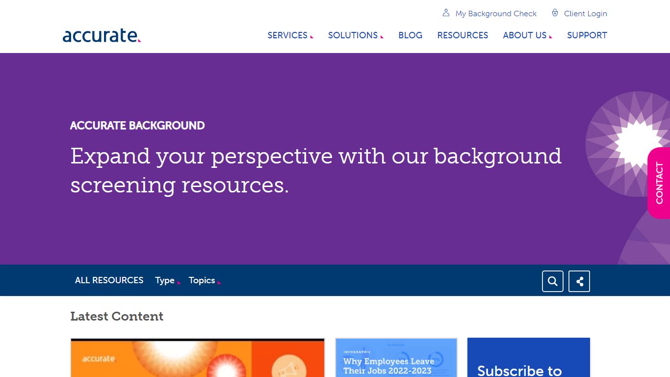 Accurate Background - Employment Screening Resources